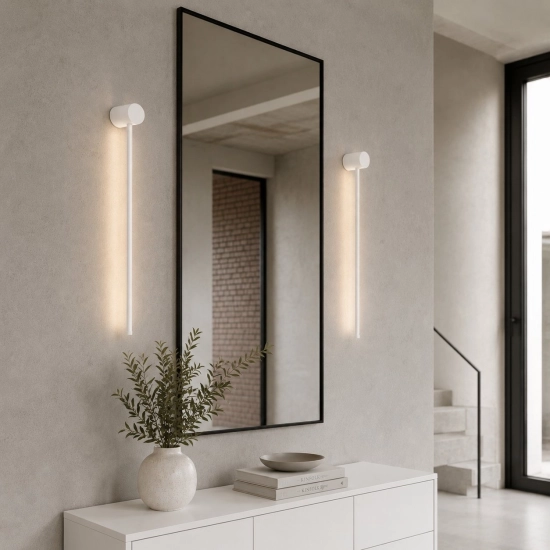 Lampa ścienna SPARO 60 cm LED biała - zdjęcie produktu