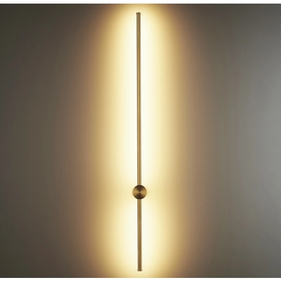 Lampa ścienna SPARO 100 cm złoty szczotkowany - zdjęcie produktu