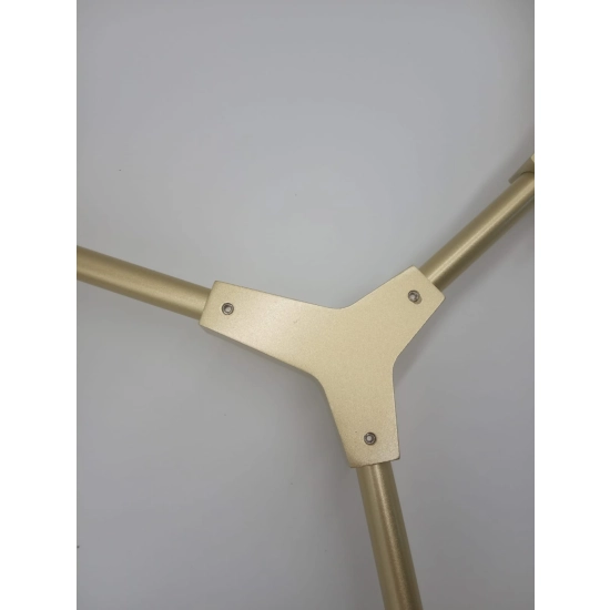 Lampa wisząca MODERN ORCHID-6 złoto transparentna 130 cm - zdjęcie produktu