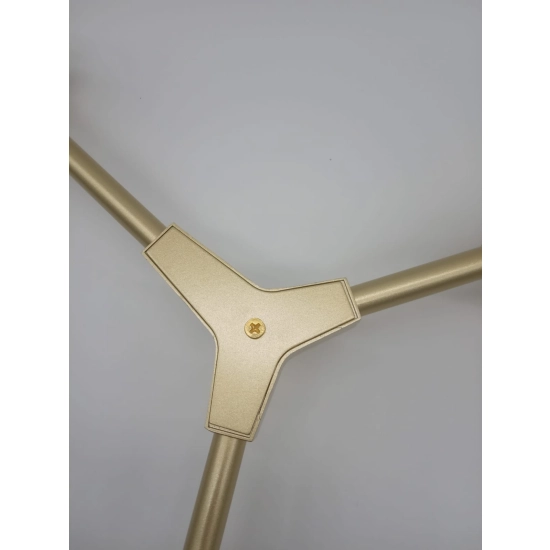 Lampa wisząca MODERN ORCHID-6 złoto transparentna 130 cm - zdjęcie produktu