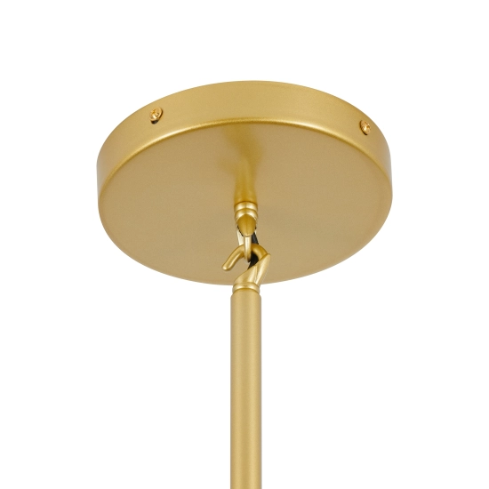 Lampa wisząca MODERN ORCHID-9 złoto szara 150 cm - zdjęcie produktu