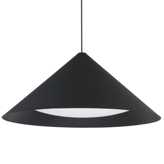 Lampa wisząca TRIANGOLO LED czarna 65 cm - zdjęcie produktu