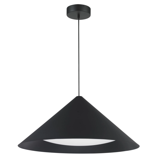 Lampa wisząca TRIANGOLO LED czarna 65 cm - zdjęcie produktu