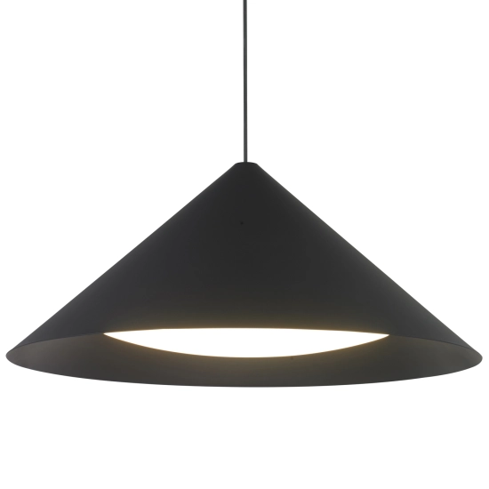 Lampa wisząca TRIANGOLO LED czarna 65 cm - zdjęcie produktu
