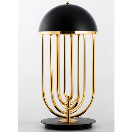 Lampa stołowa DOLCE VITA czarno złota 60 cm - zdjęcie produktu