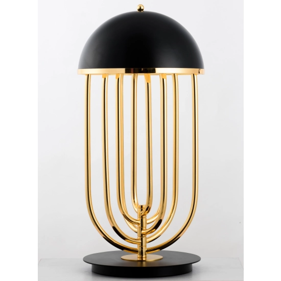 Lampa stołowa DOLCE VITA czarno złota 60 cm - zdjęcie produktu