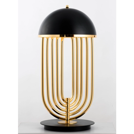 Lampa stołowa DOLCE VITA czarno złota 60 cm - zdjęcie produktu
