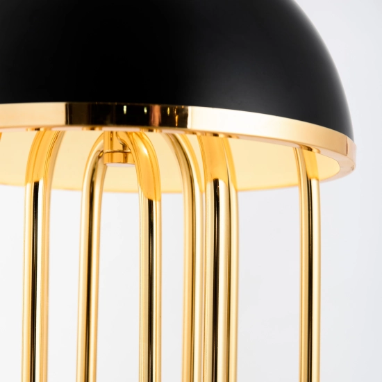 Lampa stołowa DOLCE VITA czarno złota 60 cm - zdjęcie produktu
