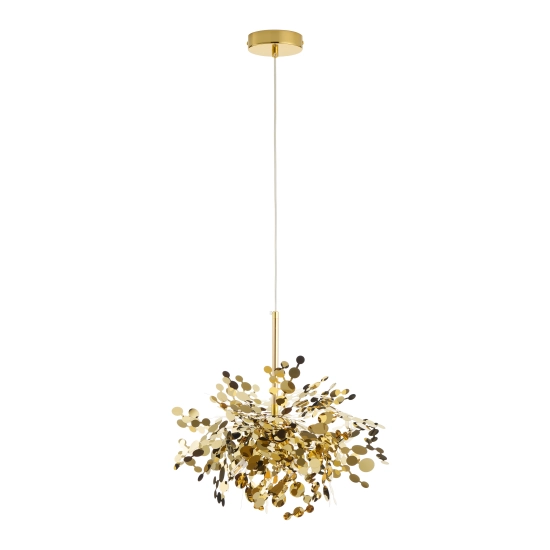 Lampa wisząca MONETTI 40 cm - złota, dekoracyjna - zdjęcie produktu