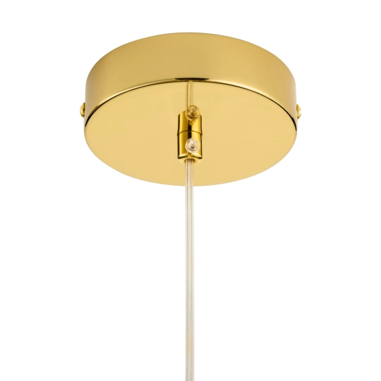 Lampa wisząca MONETTI 40 cm - złota, dekoracyjna - zdjęcie produktu