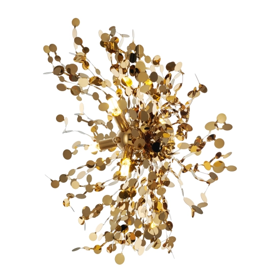 Lampa ścienna MONETTI 40 cm - kinkiet złoty, dekoracyjny - zdjęcie produktu
