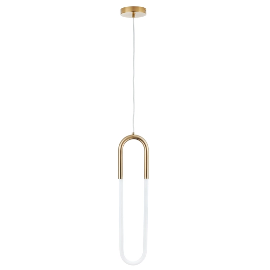 Lampa wisząca U-SHAPE mosiądz 60 cm - zdjęcie produktu