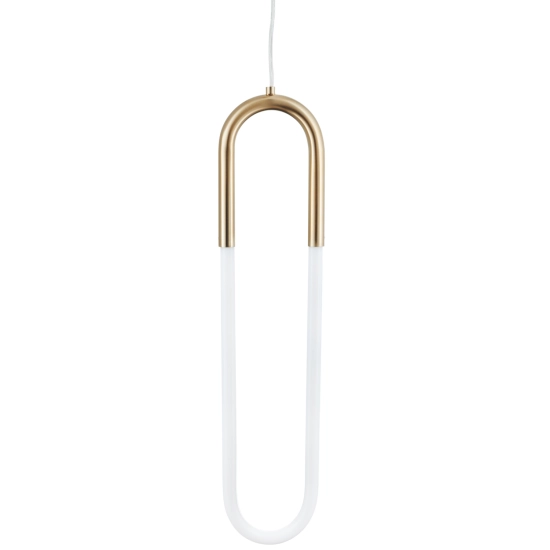 Lampa wisząca U-SHAPE mosiądz 60 cm - zdjęcie produktu