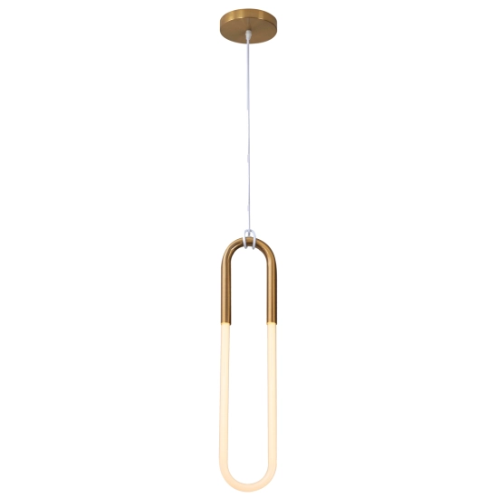 Lampa wisząca U-SHAPE mosiądz 60 cm - zdjęcie produktu