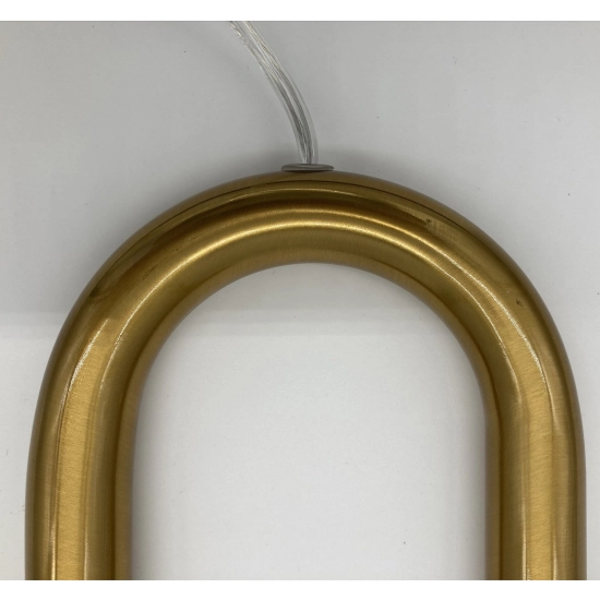 Lampa wisząca U-SHAPE mosiądz 60 cm - zdjęcie produktu