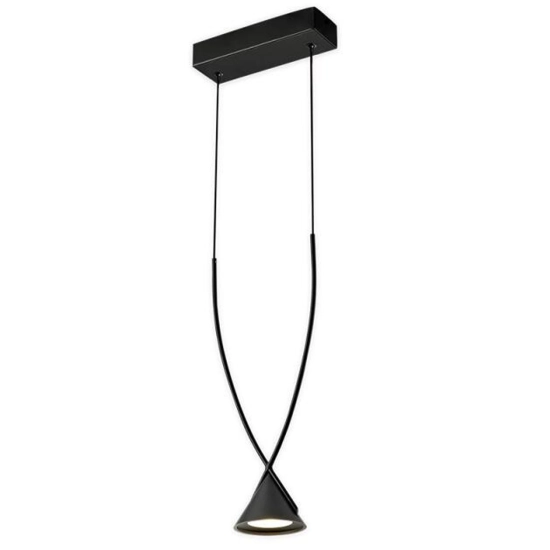 Lampa wisząca MIA LED czarna 15,5 cm - zdjęcie produktu