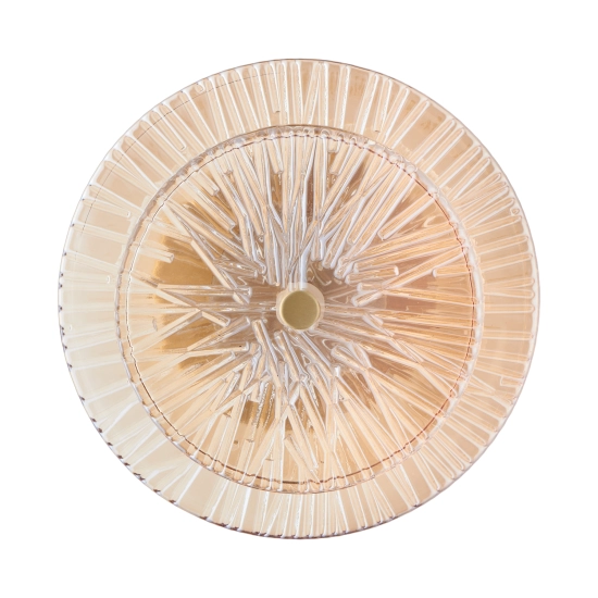 Lampa ścienna LUXIO LED bursztynowa 20 cm - zdjęcie produktu