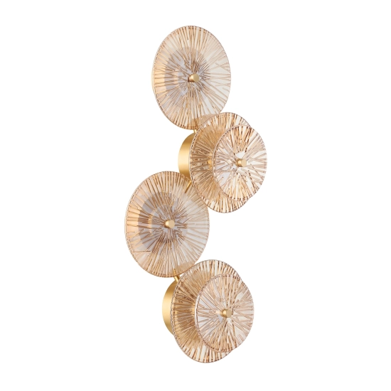 Lampa ścienna LUXIO-4 LED bursztynowa 32 cm - zdjęcie produktu