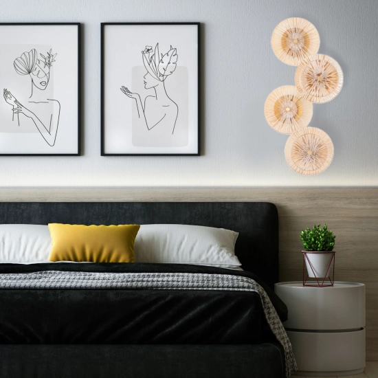 Lampa ścienna LUXIO-4 LED bursztynowa 32 cm - zdjęcie produktu