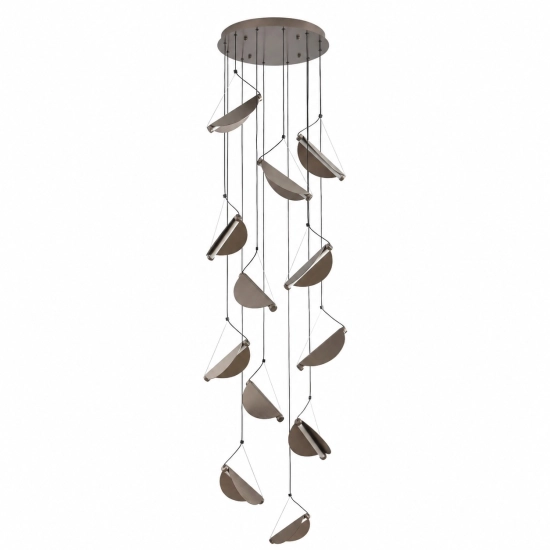 Lampa wisząca NAMI-12 kaskadowa LED do wysokich pomieszczeń 340 cm - zdjęcie produktu