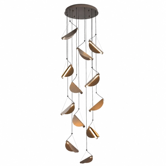 Lampa wisząca NAMI-12 kaskadowa LED do wysokich pomieszczeń 340 cm - zdjęcie produktu
