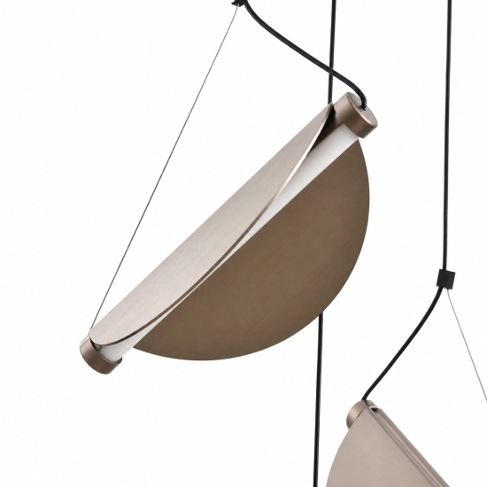 Lampa wisząca NAMI-12 kaskadowa LED do wysokich pomieszczeń 340 cm - zdjęcie produktu