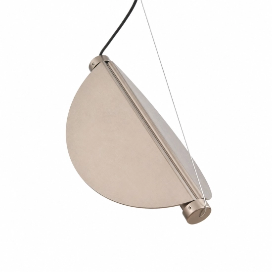Lampa wisząca NAMI-6 – kaskadowa ledowa, szary szczotkowany 240 cm - zdjęcie produktu
