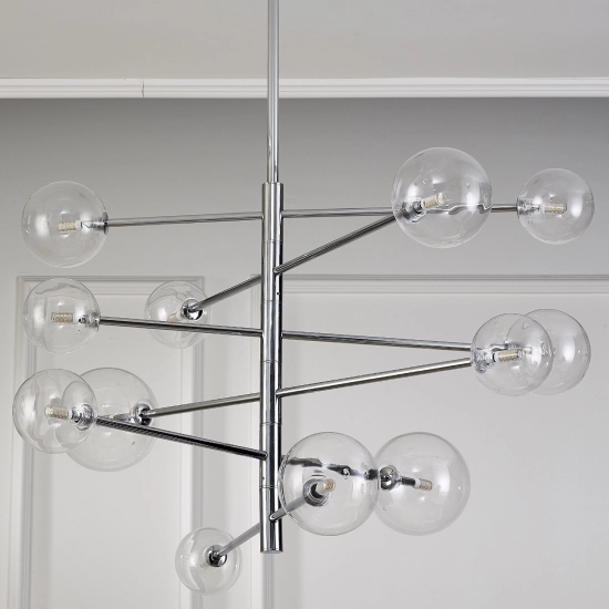 Lampa wisząca SOLA chrom 75 cm - zdjęcie produktu