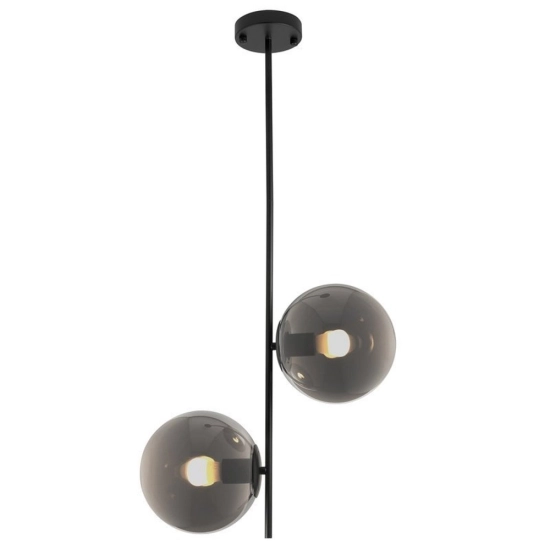 Lampa wisząca VENUS-2 czarna przydymiona 44 cm - zdjęcie produktu