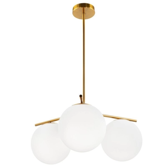 Lampa wisząca VENUS-3 mosiądz 60 cm - zdjęcie produktu
