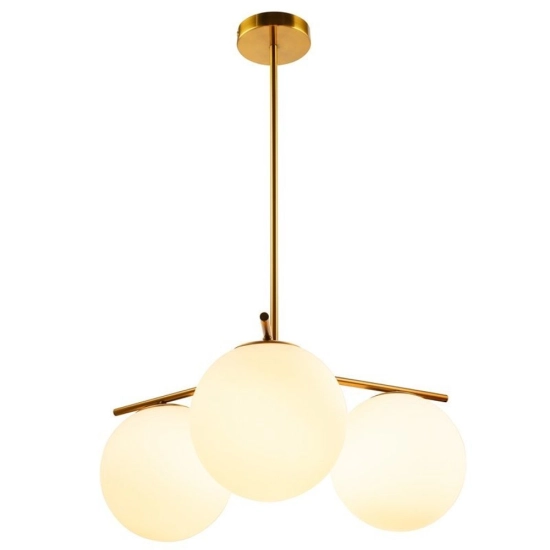 Lampa wisząca VENUS-3 mosiądz 60 cm - zdjęcie produktu