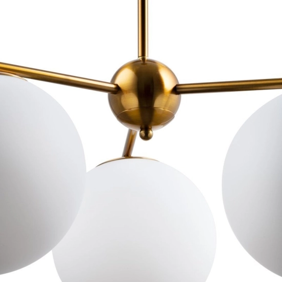 Lampa wisząca VENUS-3 mosiądz 60 cm - zdjęcie produktu