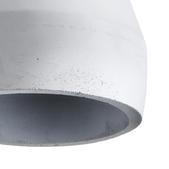 Lampa wisząca CONCRETE 12 cm- szary beton, drewno - zdjęcie dodatkowe 7