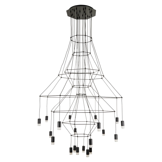 Lampa wisząca LINEA-20 czarna 120cm - zdjęcie produktu