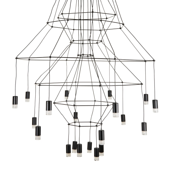 Lampa wisząca LINEA-20 czarna 120cm - zdjęcie produktu
