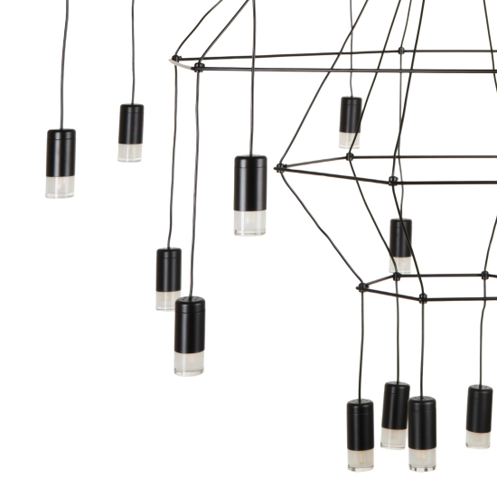 Lampa wisząca LINEA-20 czarna 120cm - zdjęcie produktu