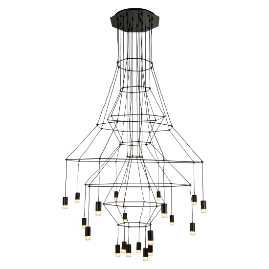 Lampa wisząca LINEA-20 czarna 120cm - zdjęcie produktu