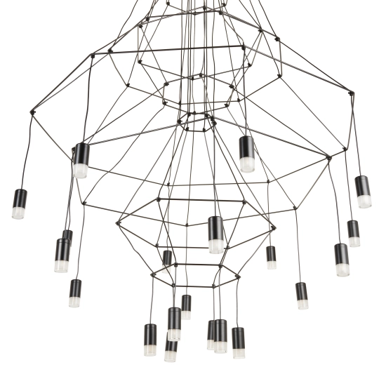 Lampa wisząca LINEA-20 czarna 120cm - zdjęcie produktu