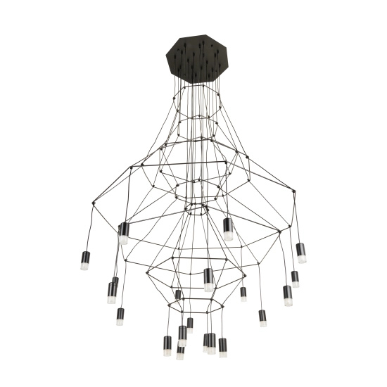 Lampa wisząca LINEA-20 czarna 120cm - zdjęcie produktu