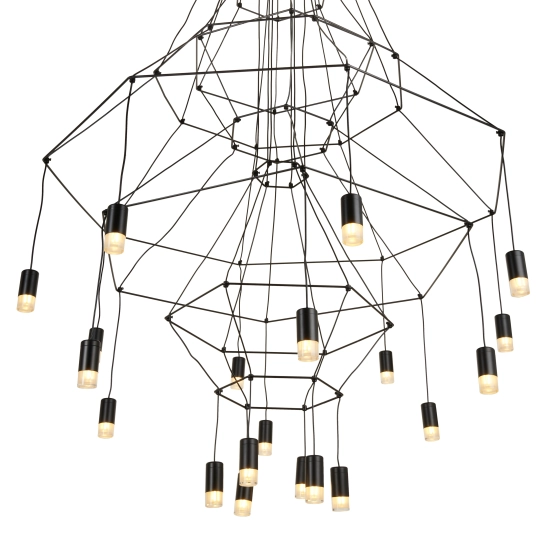Lampa wisząca LINEA-20 czarna 120cm - zdjęcie produktu