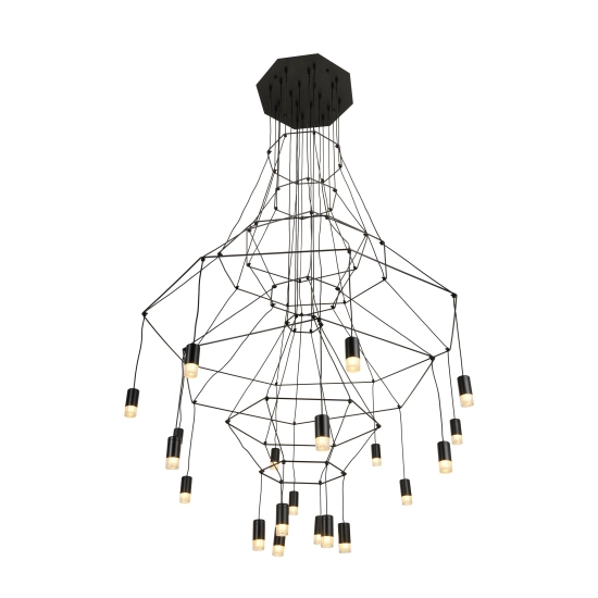 Lampa wisząca LINEA-20 czarna 120cm - zdjęcie produktu