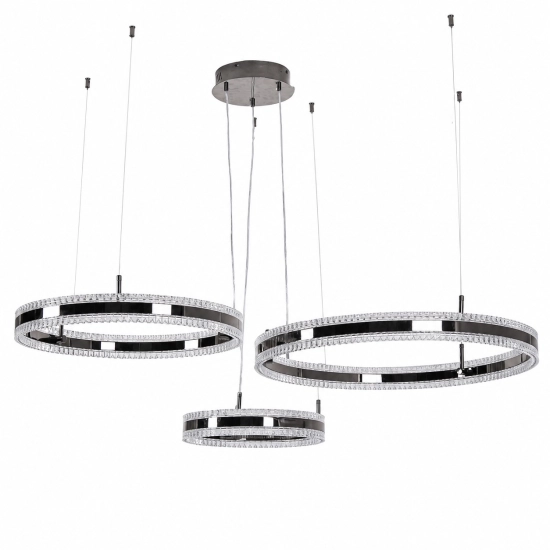 Lampa wisząca ARKADIA LED Trio 40/60/80 cm – tytan - zdjęcie produktu