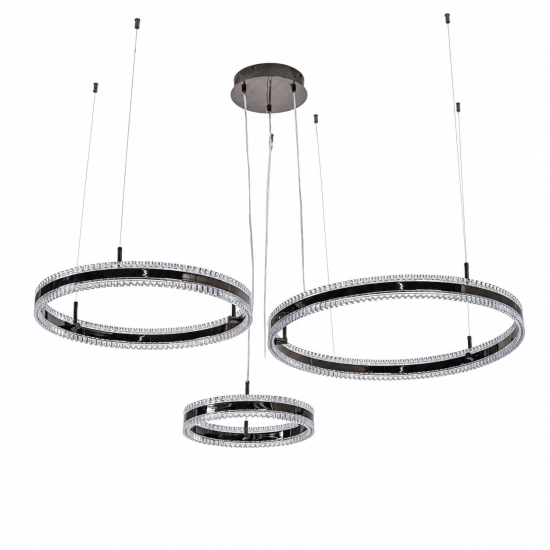Lampa wisząca ARKADIA LED Trio 40/60/80 cm – tytan - zdjęcie produktu