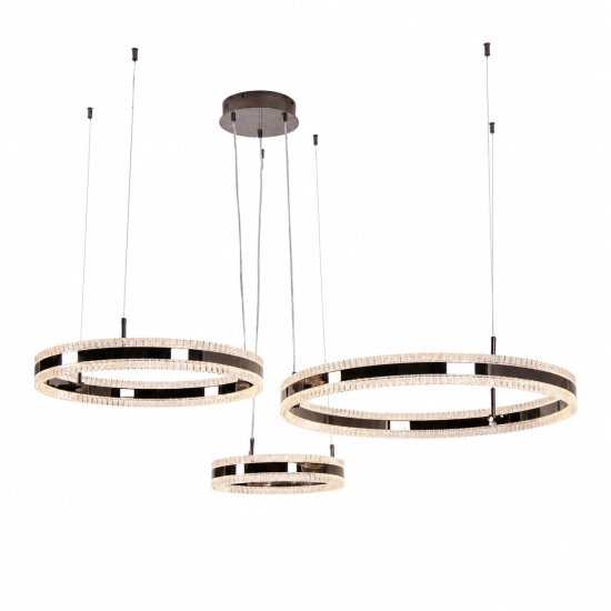 Lampa wisząca ARKADIA LED Trio 40/60/80 cm – tytan - zdjęcie produktu
