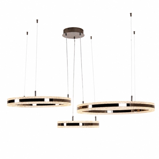 Lampa wisząca ARKADIA LED Trio 40/60/80 cm – tytan - zdjęcie produktu