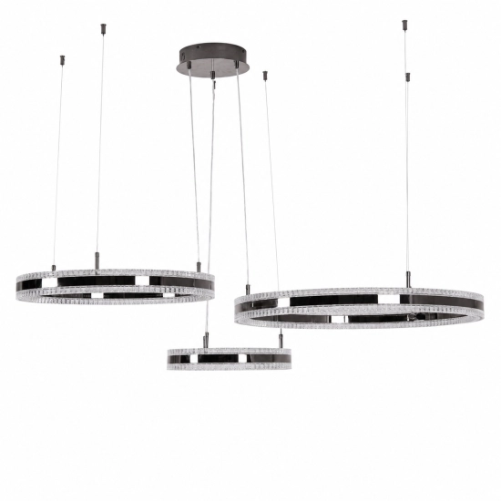 Lampa wisząca ARKADIA LED Trio 40/60/80 cm – tytan - zdjęcie produktu
