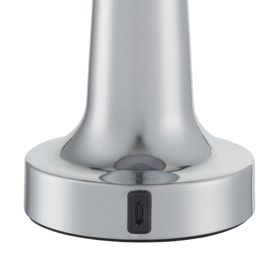 Lampa stołowa TAVOLO A LED dotykowa srebrna 21 cm - zdjęcie produktu