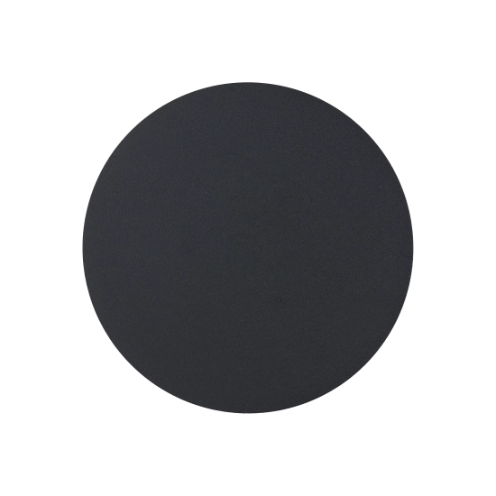 Lampa ścienna NYX 15 cm - LED okrągła, metalowa, czarna - zdjęcie produktu