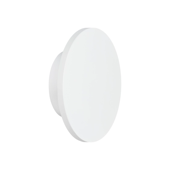 Lampa ścienna NYX 15 – LED okrągła, metalowa, biała - zdjęcie produktu