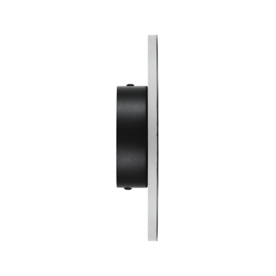 Lampa ścienna NYX 20 cm - LED okrągła, metalowa, czarna - zdjęcie produktu
